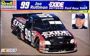 Revell #99 Joe Ruttman 1998 Exide Batteries Ford Truck  
