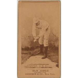   Carpenter, Cincinnati Red Stockings, baseball,1887
