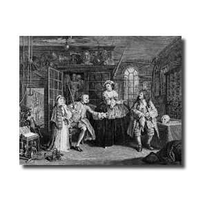  Marriage A La Mode Plate Iii The Inspection 1745 Giclee 