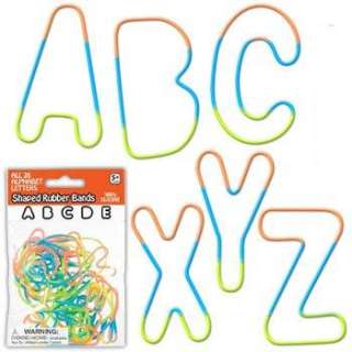 New 26 Alphabet Rubber Band Jelly Bracelets  