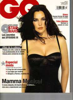 MONICA BELLUCCI Spanish GQ Magazine 3/05 FAMKE JANSSEN  