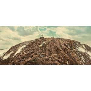   Travel Poster   The summit of Pikes Peak 24 X 11 