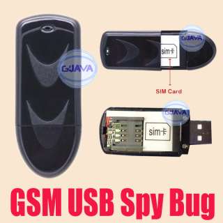   Activated Recorder Mobile GSM Channels USB Stick Bug Listening  