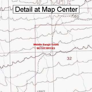   Map   Middle Range South, Utah (Folded/Waterproof)
