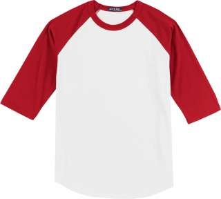 Sport Tek   Colorblock Raglan Baseball Jersey T Shirt. T200.  
