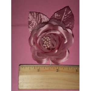  12 Silk Roses Wedding Favor Flower Corsage Mauve Dark Rose 
