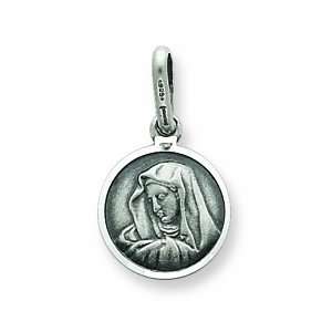  Sterling Silver Our Lady Of Sorrows Medal Jewelry
