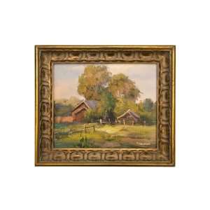 Vintage Antique Style Hand Painted Oil Painting  High Quality Painting 