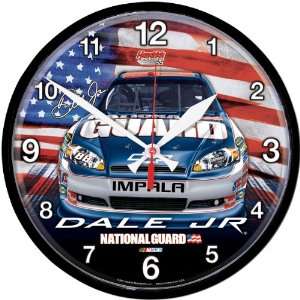  Wincraft Dale Earnhardt, Jr. National Guard 12 Round Clock 