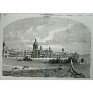   View Victoria Hospital Netley Southampton England 1859