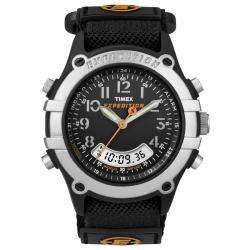 Timex Mens Rugged Combo Black Dial Velcro Watch  