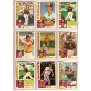 1984 San Diego Padres Topps Team Set w/ Traded (N.L. West Champions 