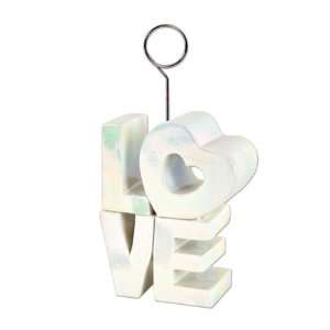  Opalescent LOVE Photo/Balloon Holder Case Pack 78 