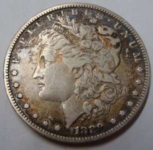 1889 Morgan O Mint Mark Silver Dollar Coin   Circulated  