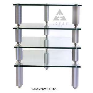  Legacy HiFi Audio Rack 2 7 and 2 10 Silver Star Posts 