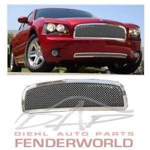  DODGE CHARGER 05 06 07 STAINLESS STEEL WIRE MESH GRILLE 