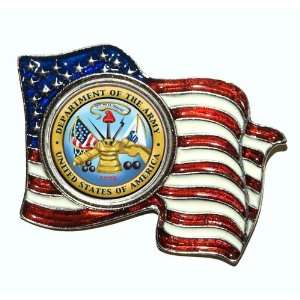  Armed Forces Colorized Quarter Flag Pin   Army Toys 