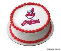 Cleveland Indians Edible Image Icing Cake Topper  