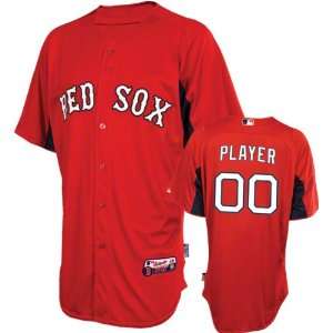 Boston Red Sox Jersey Any Player Authentic Scarlet On Field Batting 