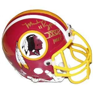 Mark Rypien Washington Redskins Autographed Mini Helmet With SB MVP 