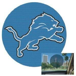  Detroit Lions 12 Perforated Auto Decal