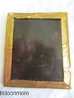 1800s CIVIL WAR SOLDER TINTYPE PHOTOGRAPH COPPER WRAPPED FRAME  