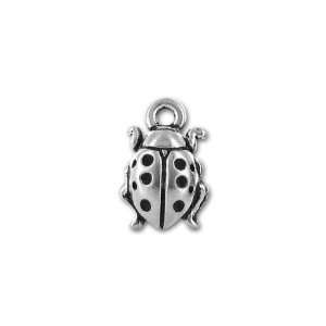  Silver Antique Ladybug Charm Arts, Crafts & Sewing