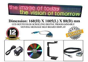   USB PROGRAMMABLE MESSAGE SIGN BOARD DISPLAY 5060236647146  