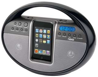 Naxa NI 3205 Portable CD Player & Dock for iPod AM/FM  
