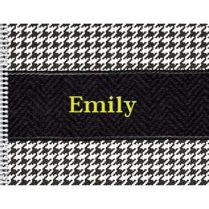  Houndstooth Check Personalized Doodle Pad