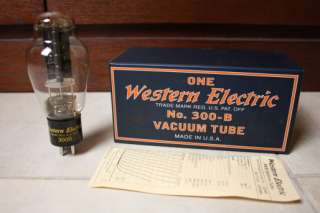 Western Electric 300B Reissue   9952 Tube   less than 500 hours  