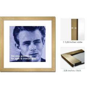 Gold Framed James Dean Immortality Quote Great Art FrSs054 