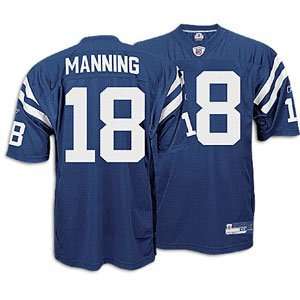  Peyton Manning Colts Blue NFL Authentic Jersey   Mens 