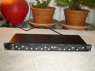 Ashly BP41, Bass Preamp, with Equalizer, Crossover, Vintage Rack 