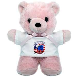  Teddy Bear Pink American Made Country Cowboy Boots and Hat 