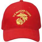 Rothco Red US MARINE CORPS Low Profile Insignia Cap