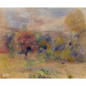   size 24x36 Inch, painting name Landscape 17, by Renoir PierreAuguste