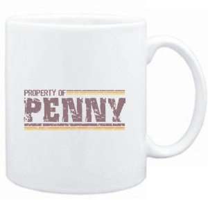  Mug White  Property of Penny   Vintage  Female Names 