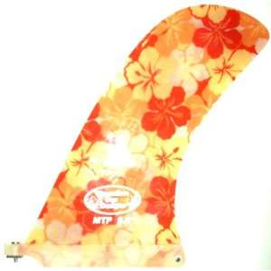   Designs MTP 9 Orange Fabric Lamination Longboard Fin Sports