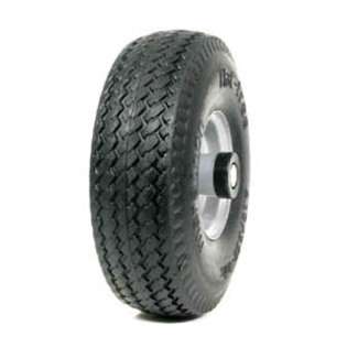   Industries Flat Free Hand Truck Tire with Sawtooth Tread, 4.10/3.50 4