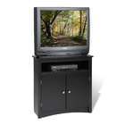 pre pac Furniture By Prepac Black Tall Corner TV Cabinet