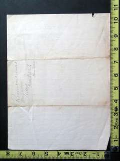 1892 Handwritten Letter on Letterhead from Selectmens Office Kittery 