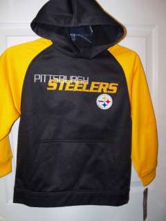REEBOK Pittsburgh Steelers Hoodie Boys Youth 5 / 6 NWT  