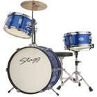 Stagg Junior 3 Piece 16 Drum Set w/Hardware  Blue