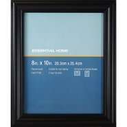   Home Black Single Flute 8 X 10 Inch Picture Frame 