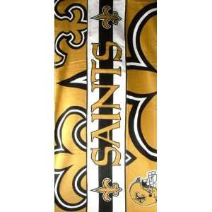 New Orleans Saints Fiber Reactive 30x60 Beach Towel  