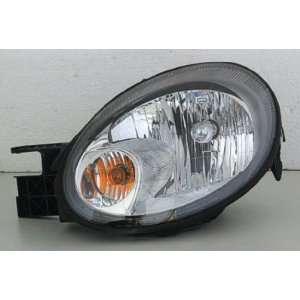  2003 03 DODGE NEON HEADLIGHT TO 5/12/03, WITH BLACK INSIDE 