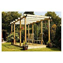 Buy Finnlife Double Deck with Double Pergola from our Arches, Arbours 