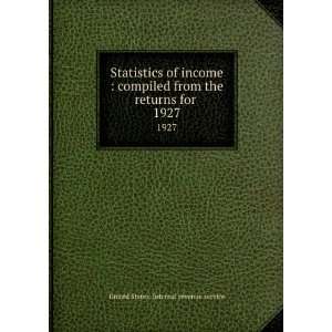  Statistics of income  compiled from the returns for 