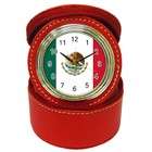 Carsons Collectibles Jewelry Case Clock Red of Mexican Mexico Flag